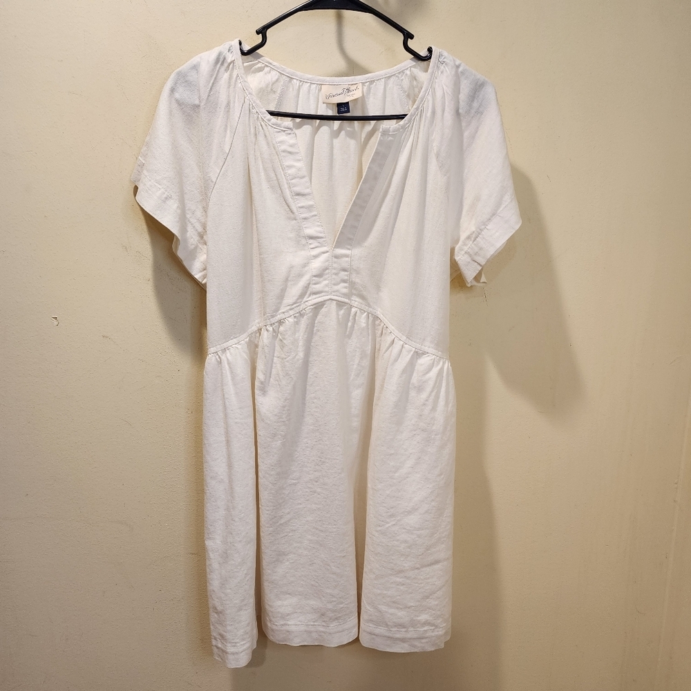 UNIVERSAL THREAD Ivory Short Sleeve Dress With Pockets Size S